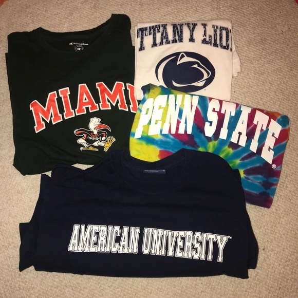 college t shirt bundle
